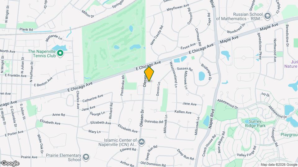 92 Olesen Dr Map and Location Details