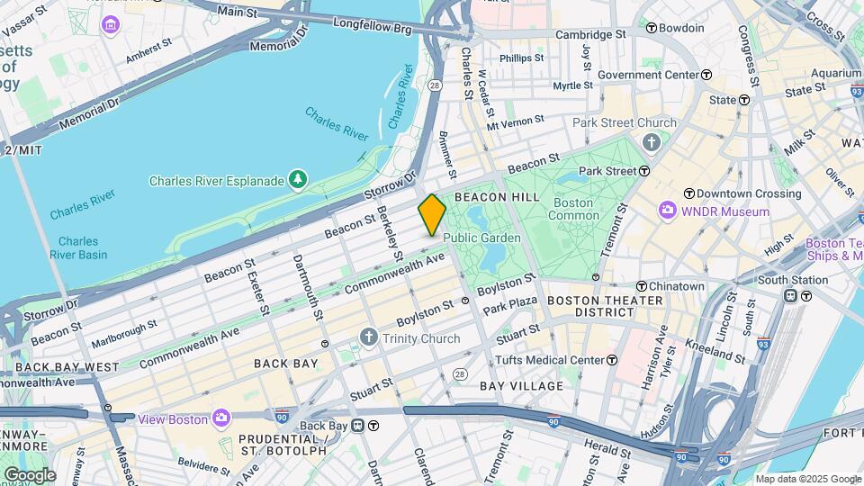 9 Commonwealth Ave, Unit 105 Map and Location Details