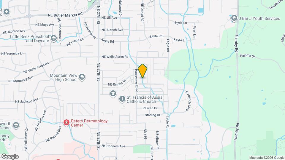 2728 NE Black Oak Pl Map and Location Details