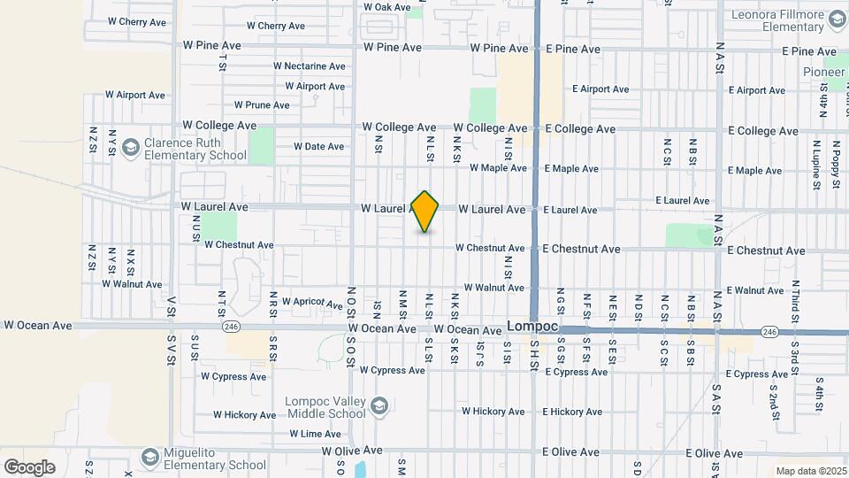 501-505 W Chestnut Ave Mapa y Detalles de la Ubicación
