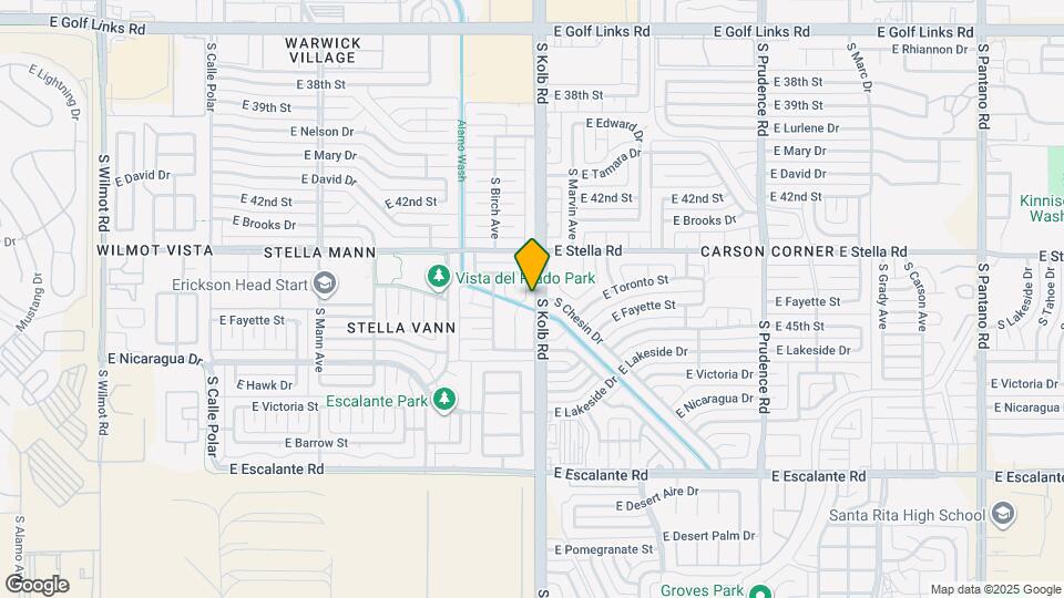 3312 S Kolb Rd Map and Location Details