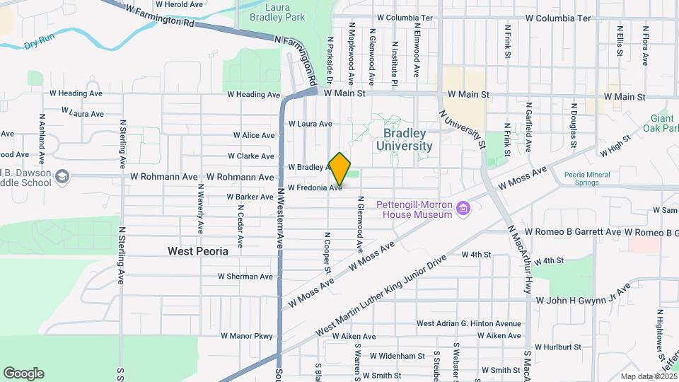 1620 W Fredonia Ave Map and Location Details