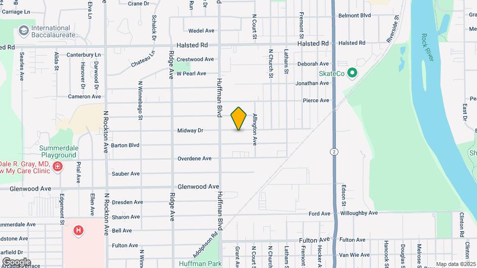 1632 Midway Dr Map and Location Details