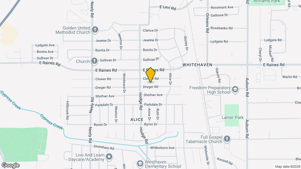 470 Dreger Rd Map and Location Details