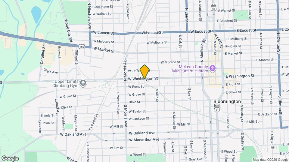 820 W Washington St Mapa y Detalles de la Ubicación