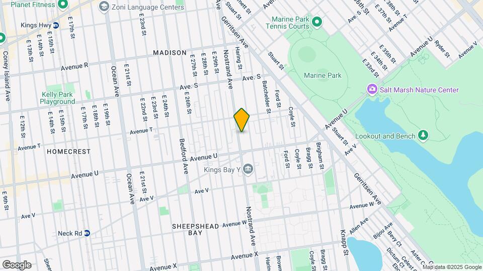 3395 Nostrand Ave Map and Location Details