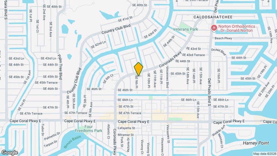 4507 SE 9th Pl Map and Location Details