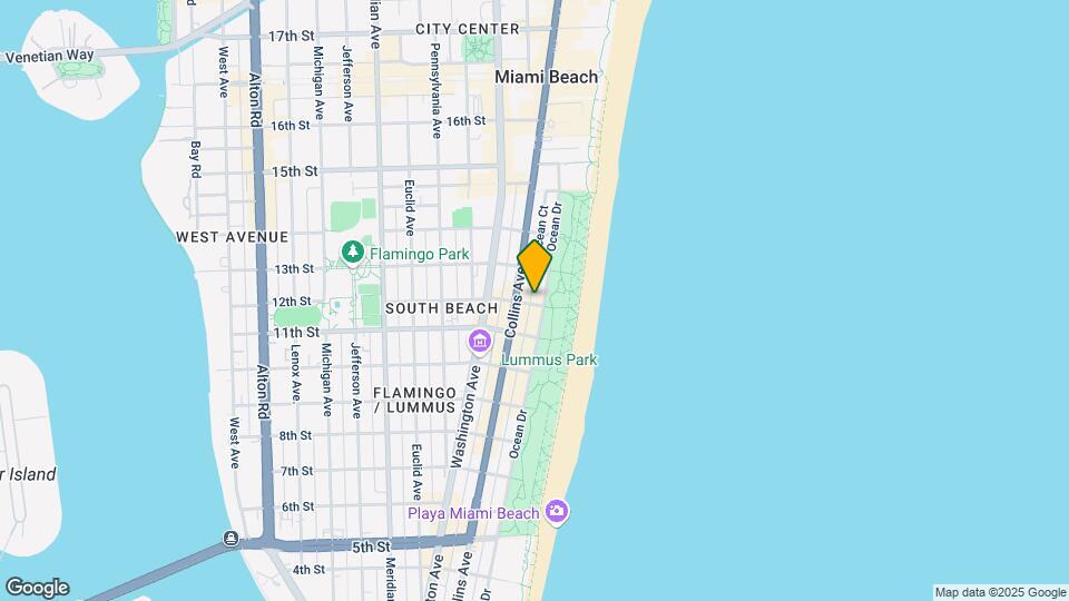 1200 Ocean Dr Map and Location Details