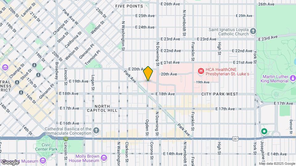 1926 Emerson St Map and Location Details