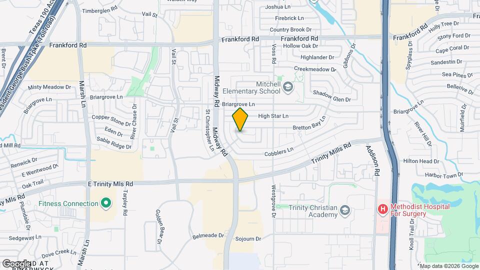 4009 Villa Grove Dr Map and Location Details