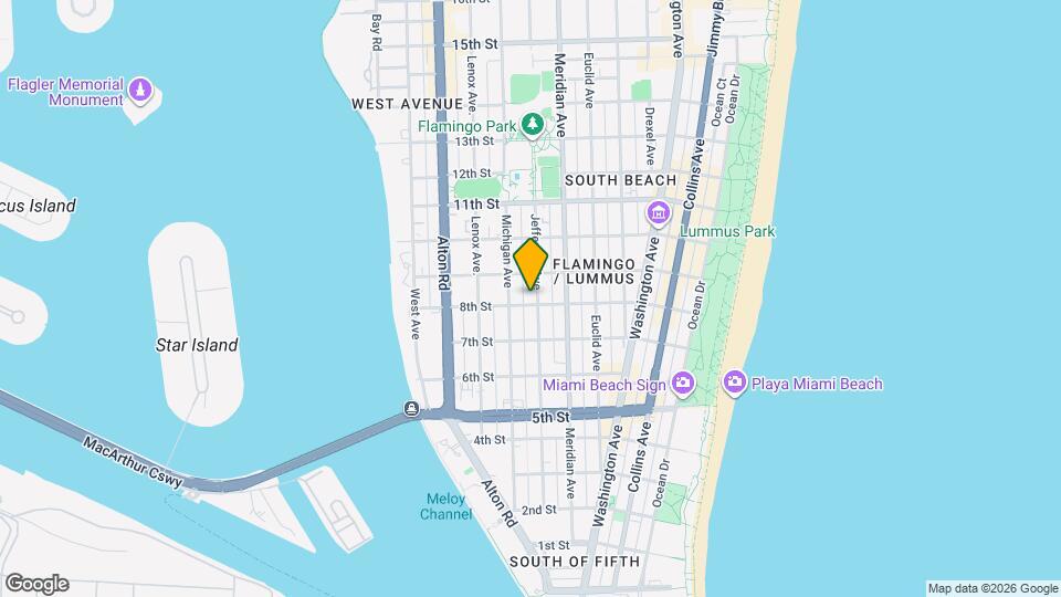 915 8th St, Unit 201 Map and Location Details