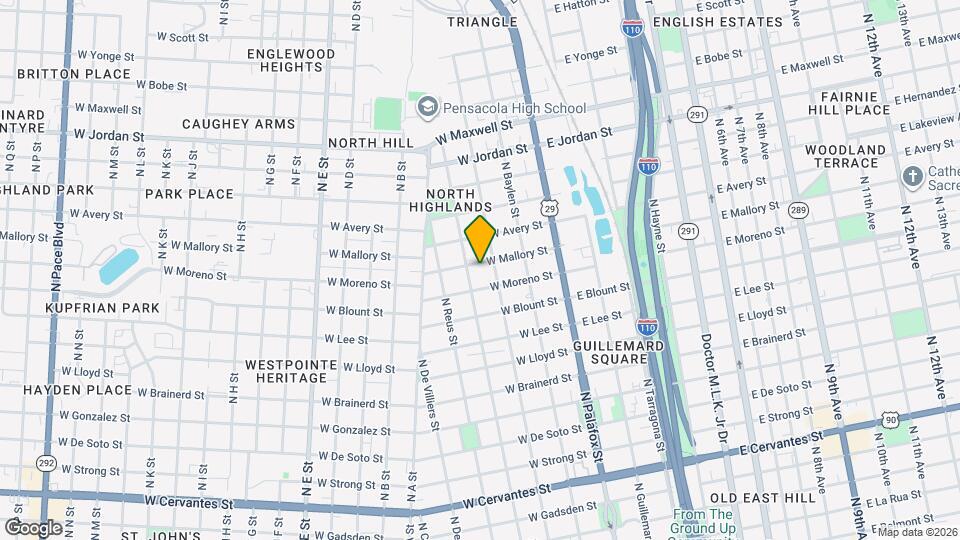 211 W Mallory St Map and Location Details