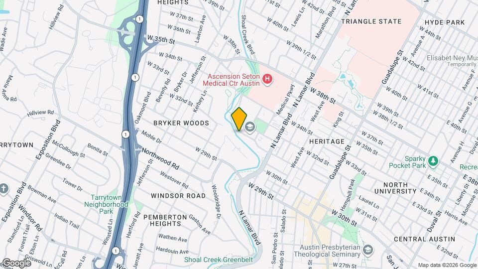 1115 W 31st St Map and Location Details