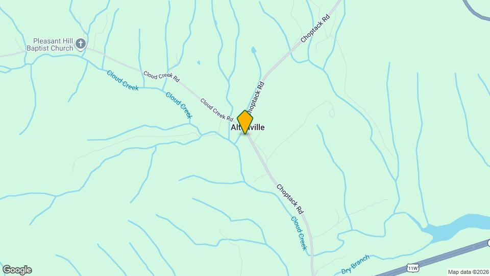 406 Choptack Rd Map and Location Details