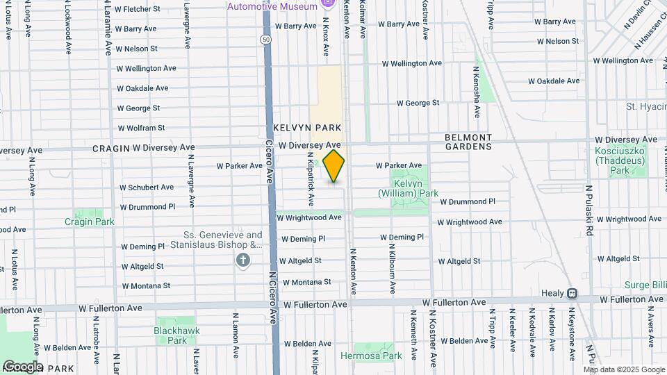 4622 W Schubert Ave Map and Location Details