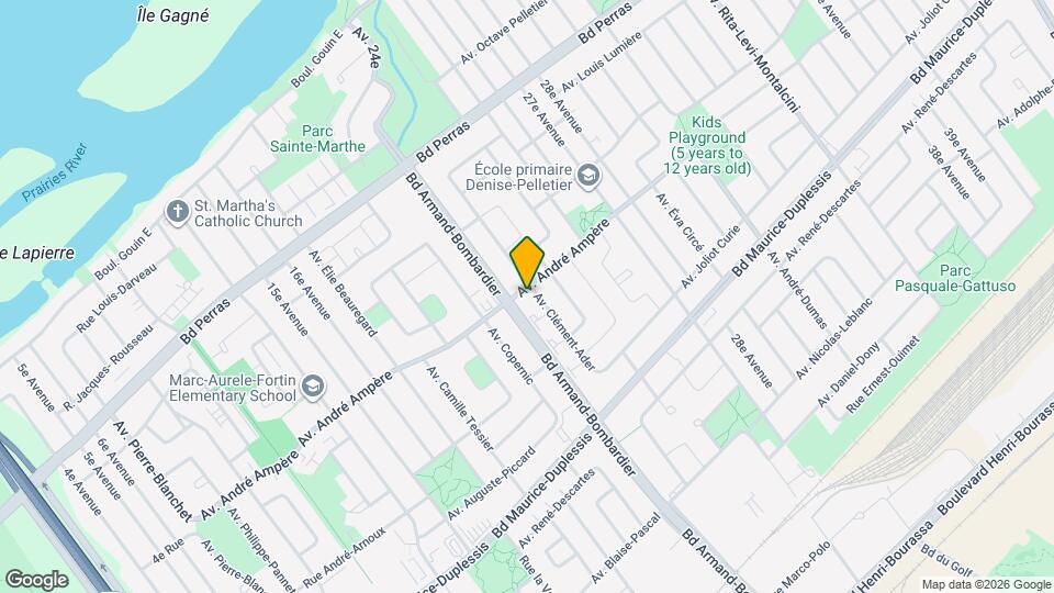 12080 Clément-Ader Av Map and Location Details