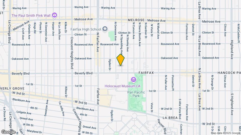 327 N Spaulding Ave Map and Location Details