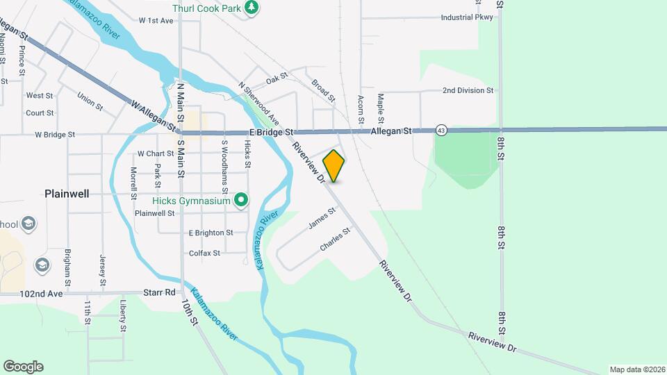 325 S Sherwood Ave, Unit #1 Map and Location Details