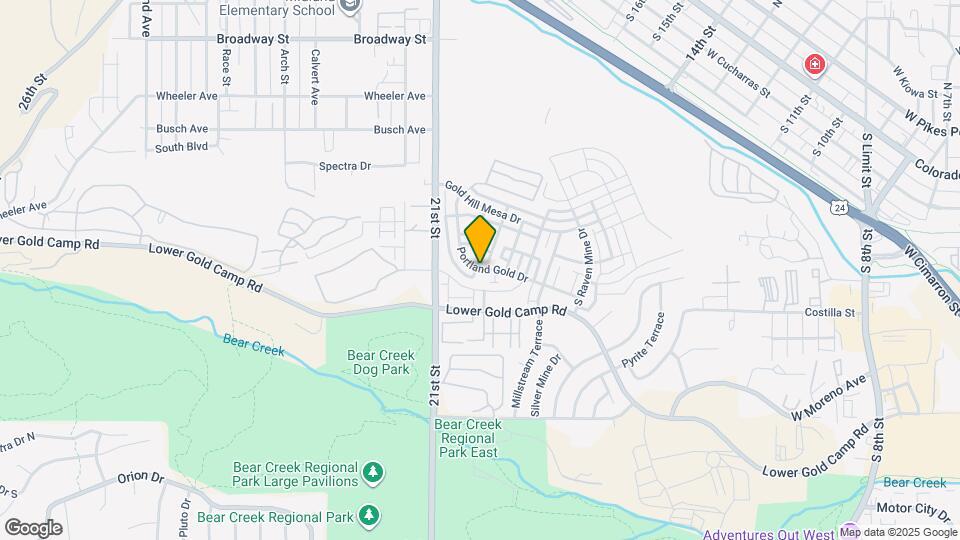 1795 Portland Gold Map and Location Details