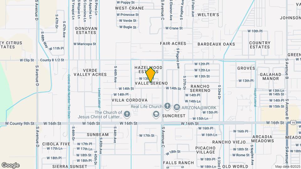 1356 S 41st Ave Map and Location Details