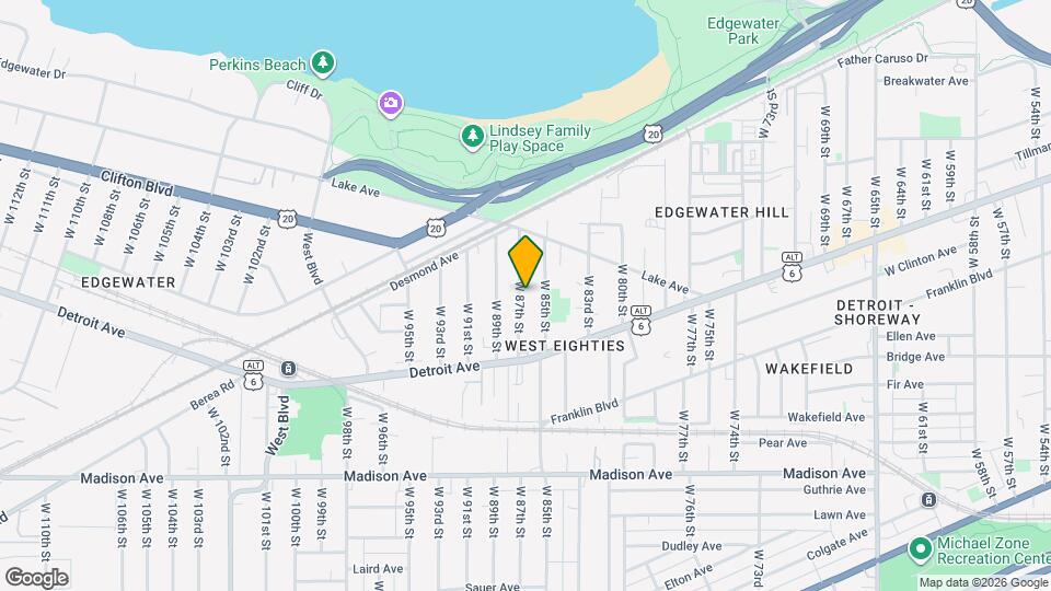 1329 W 87th St Map and Location Details