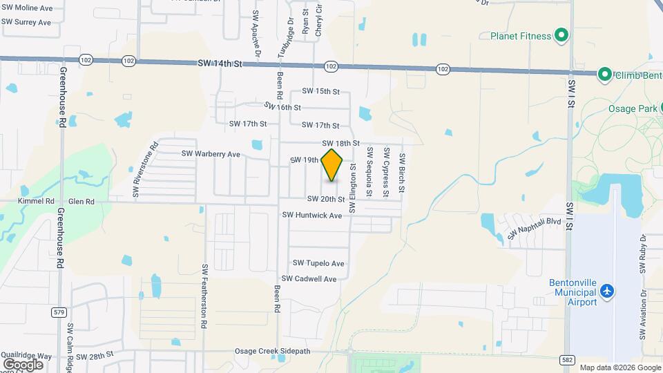 1910 SW Aspen St Map and Location Details