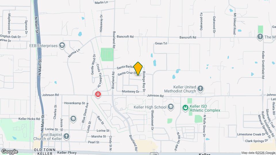 611 Mariposa Dr Map and Location Details