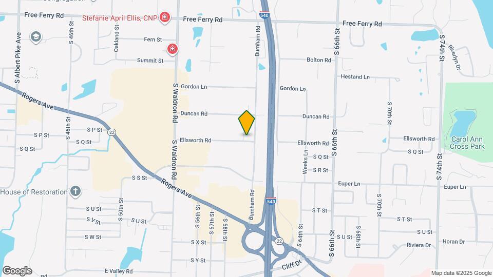 5911 Ellsworth Rd Map and Location Details