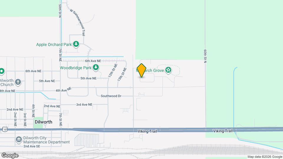 1502 KEYSTONE CIR NE Map and Location Details