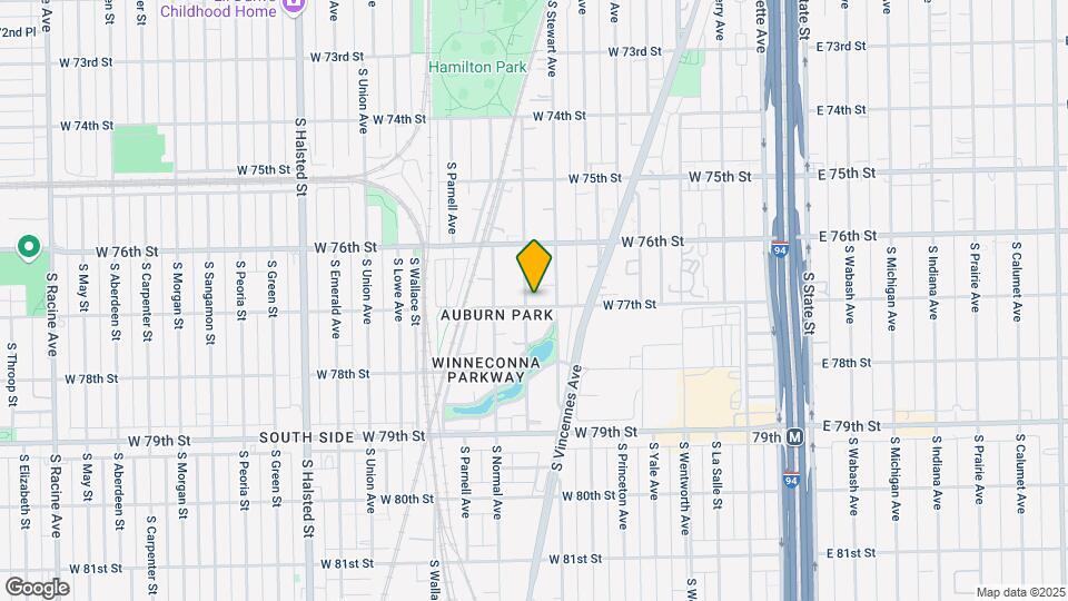 7657 S Eggleston Ave Mapa y Detalles de la Ubicación