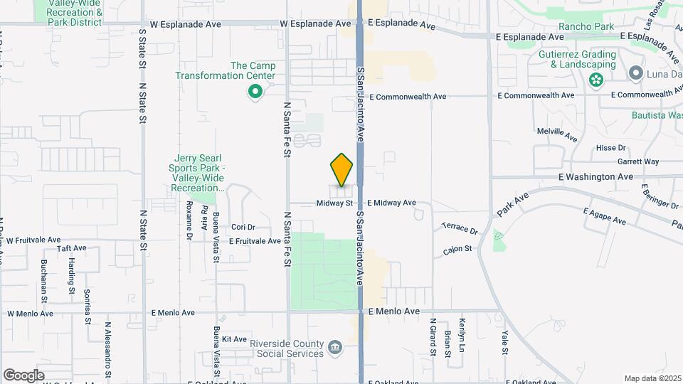 2150 S San Jacinto Ave Map and Location Details