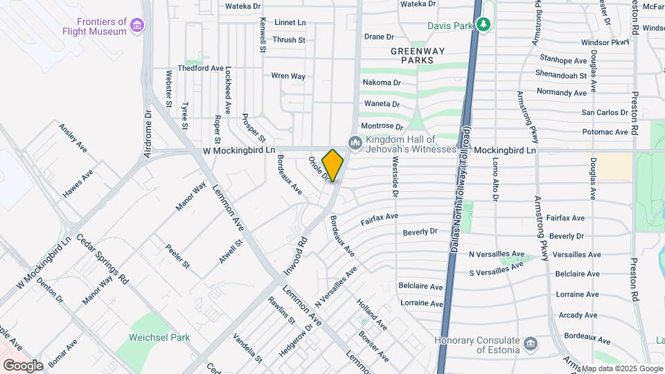 3929 Inwood Rd Map and Location Details