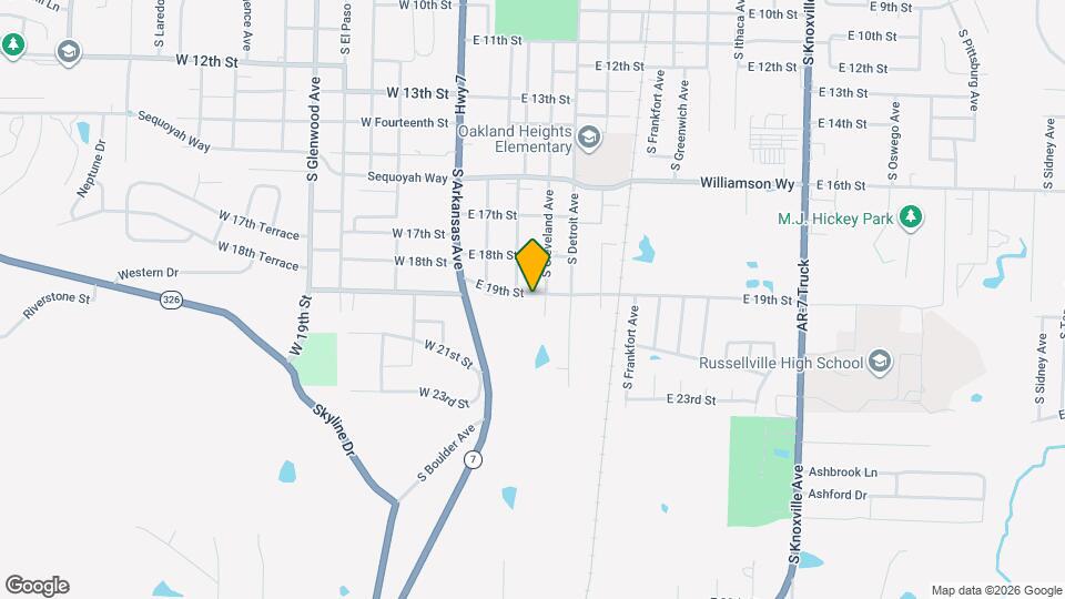 218 E 19th St Mapa y Detalles de la Ubicación