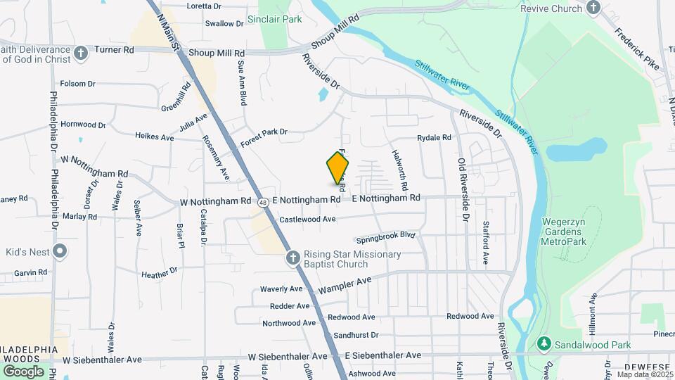 4307 Fair Oaks Rd Map and Location Details