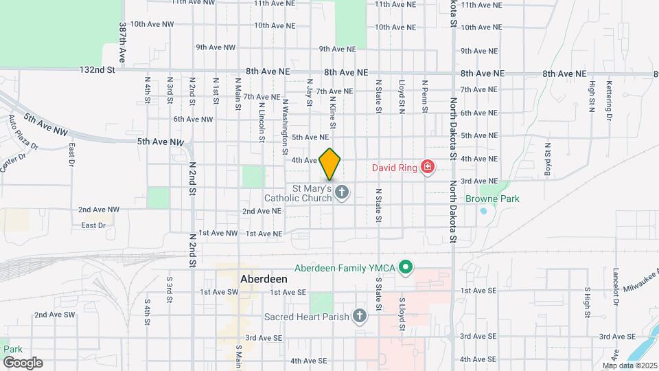 223 N Kline St Map and Location Details