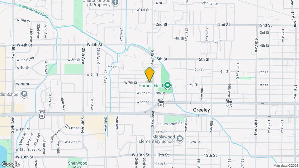2306 W 7th St Map and Location Details
