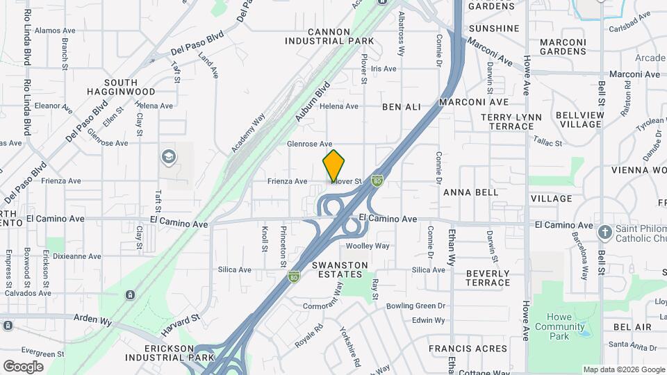 1710 Frienza Ave Map and Location Details