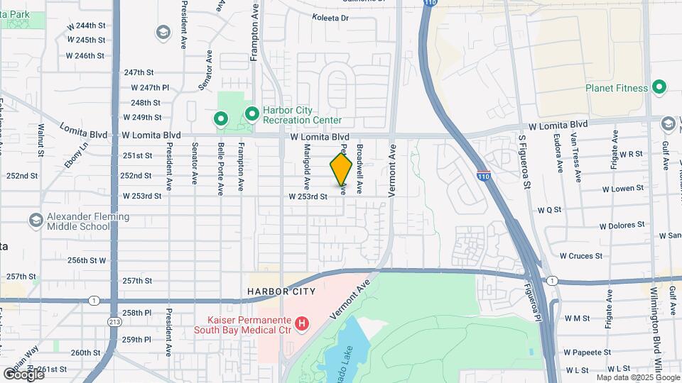 1033 253rd St Mapa y Detalles de la Ubicación