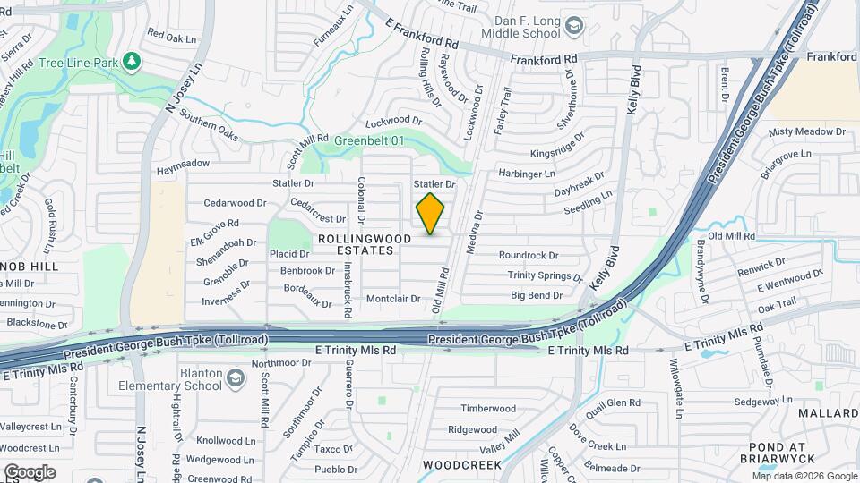 2313 Placid Dr Map and Location Details