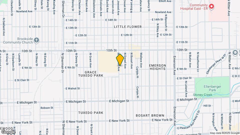 867-867 N Linwood Ave Map and Location Details