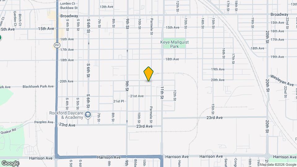 1427 20th Ave Map and Location Details