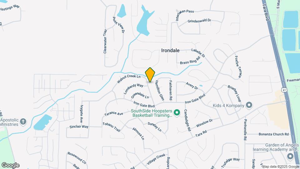 1118 Walnut Creek Ln Map and Location Details