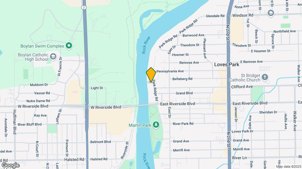 Rock River Residential Condos Map and Location Details