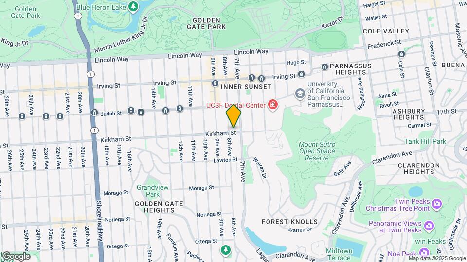 338 Kirkham St, Unit 2 Map and Location Details