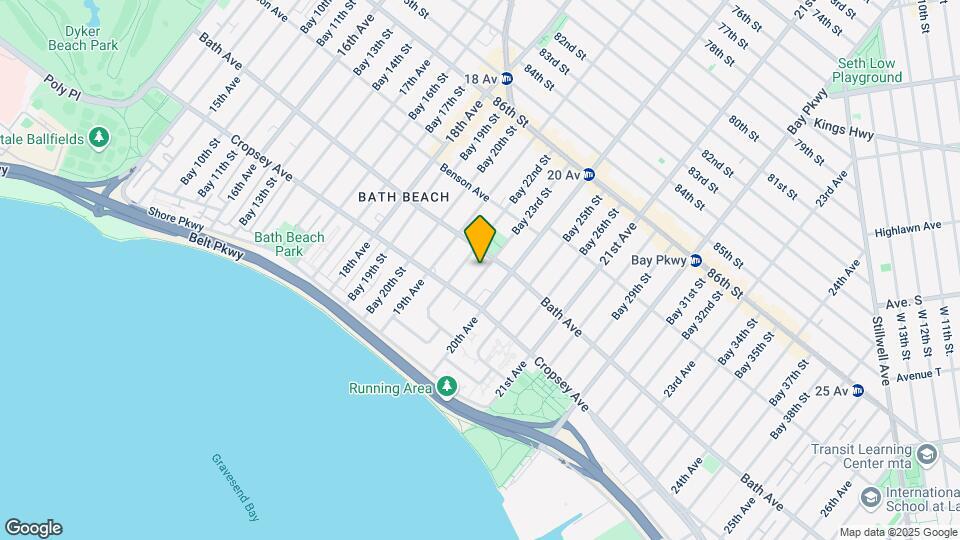 178 Bay 23rd St Map and Location Details