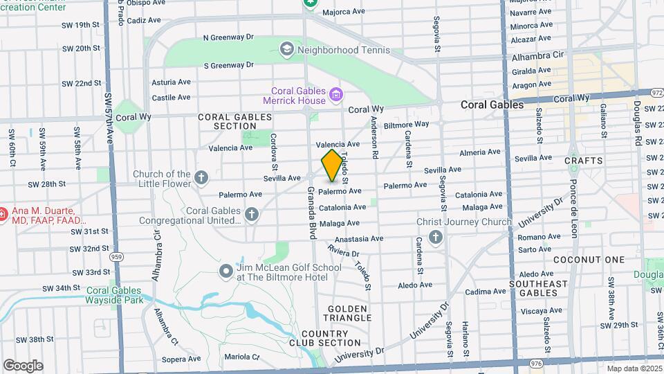 915 Palermo Ave Mapa y Detalles de la Ubicación