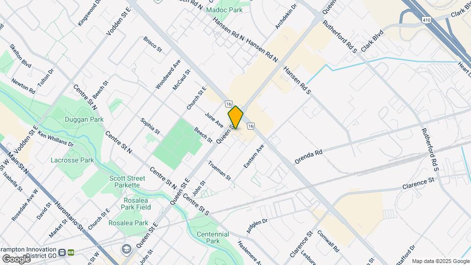 215 Queen St E Map and Location Details