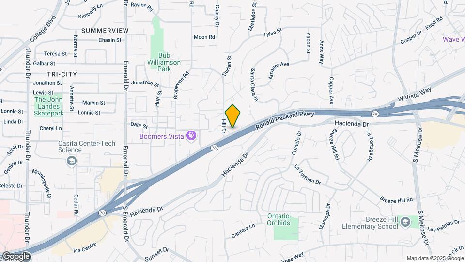 1335 W Vista Way, Unit 1335 W Vista Way Unit A Map and Location Details