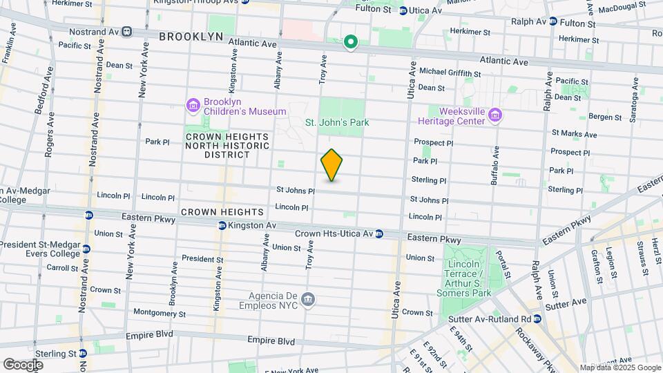 1297 St Johns Pl Mapa y Detalles de la Ubicación