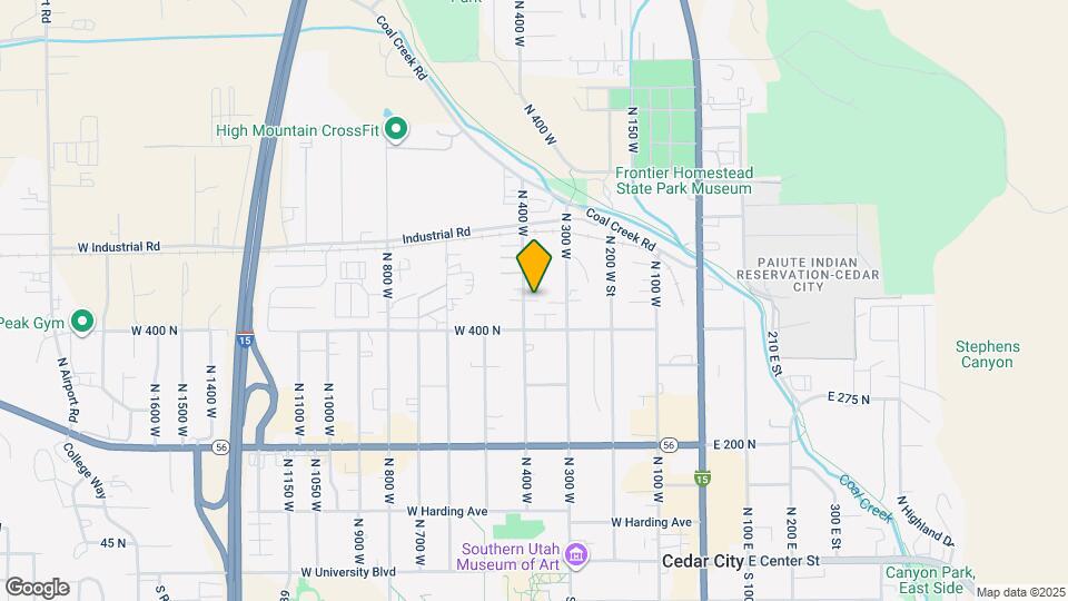 446 N 400 W Map and Location Details